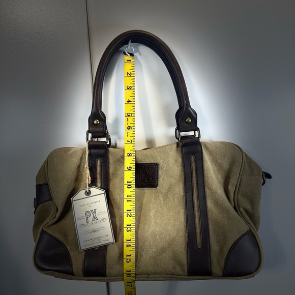 PX Los Angeles Hand-held travel bag with brown and beige leather handles‎ - Picture 4 of 8